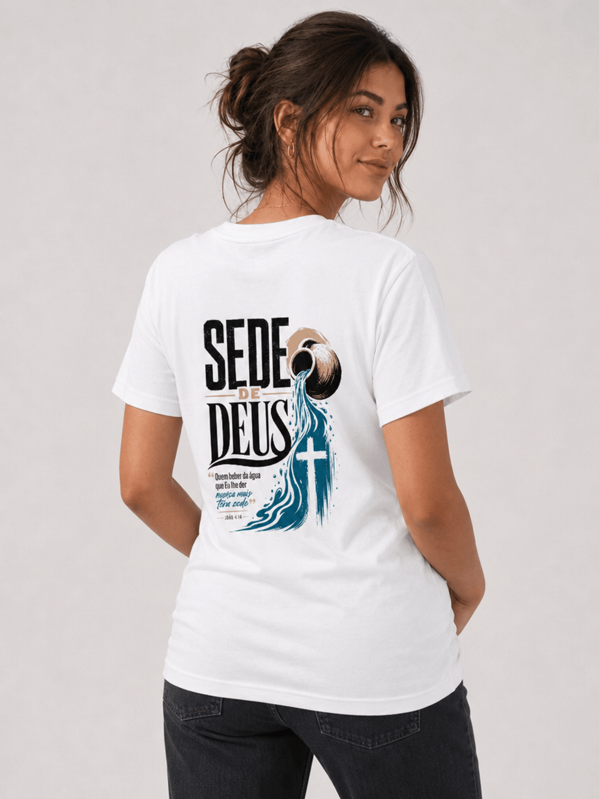 Sede de Deus – T-shirt de Manga Curta | Caminho Collection | Sheepfy - Sheepfy