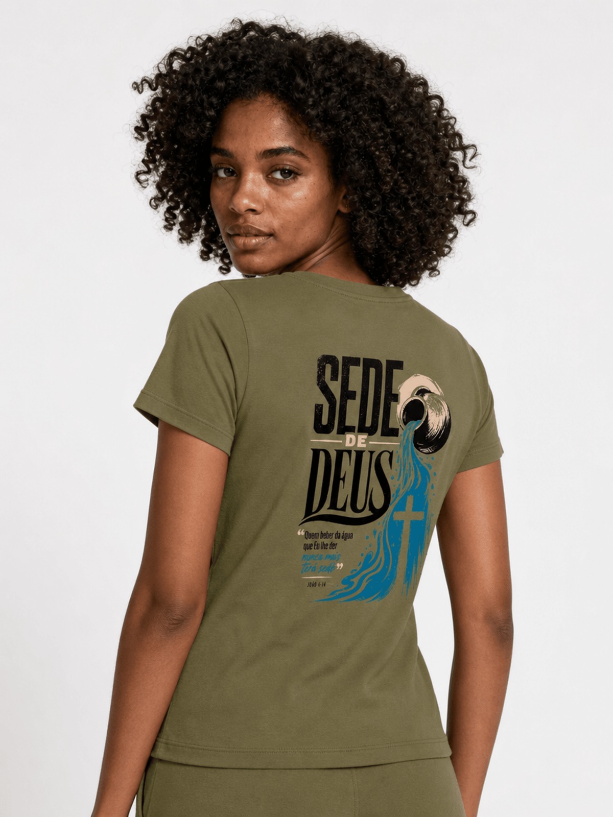 Sede de Deus – T-shirt de Manga Curta | Caminho Collection | Sheepfy - Sheepfy