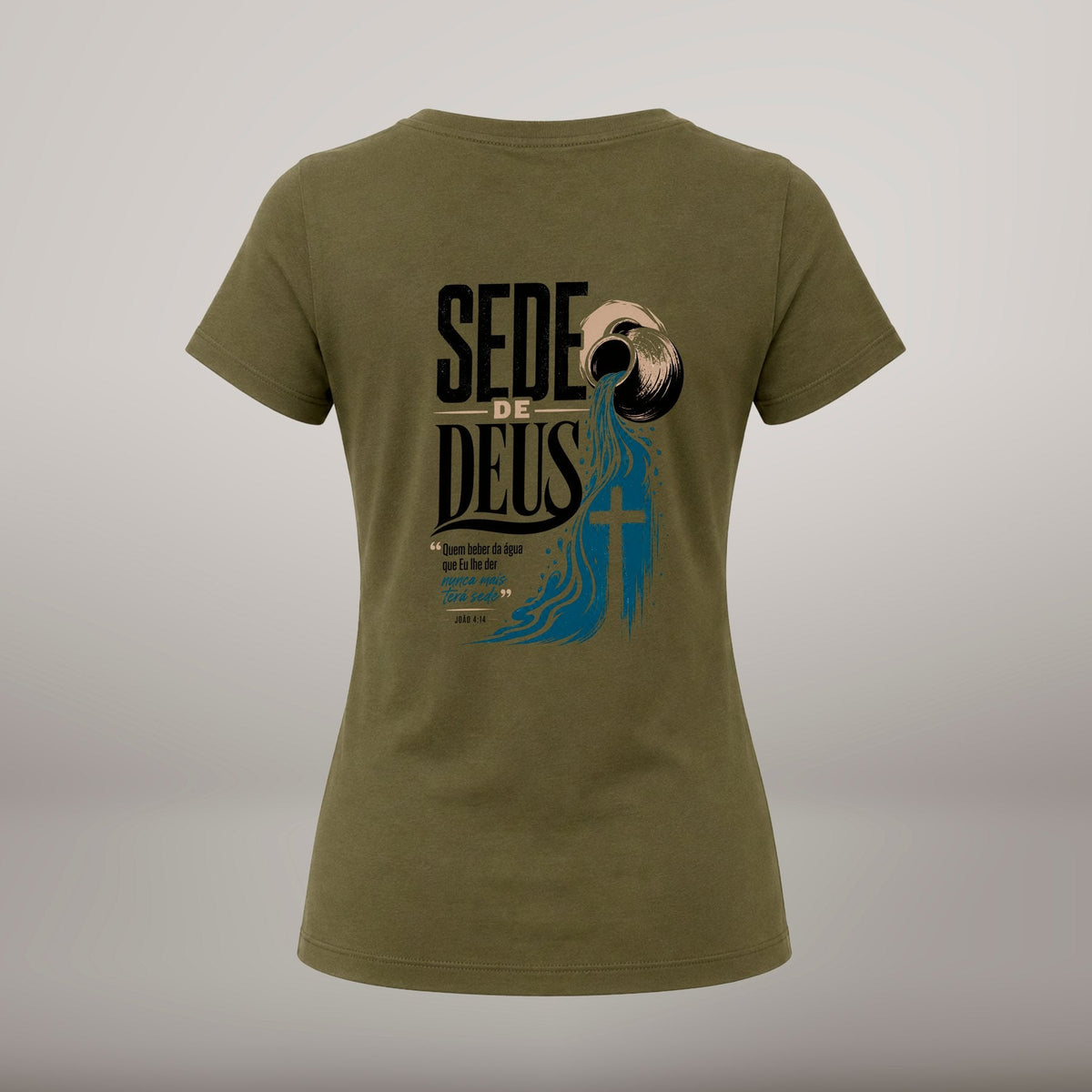 Sede de Deus – T-shirt de Manga Curta | Caminho Collection | Sheepfy - Sheepfy