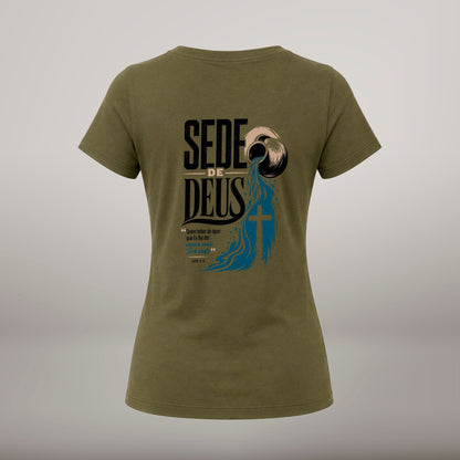Sede de Deus – T-shirt de Manga Curta | Caminho Collection | Sheepfy - Sheepfy