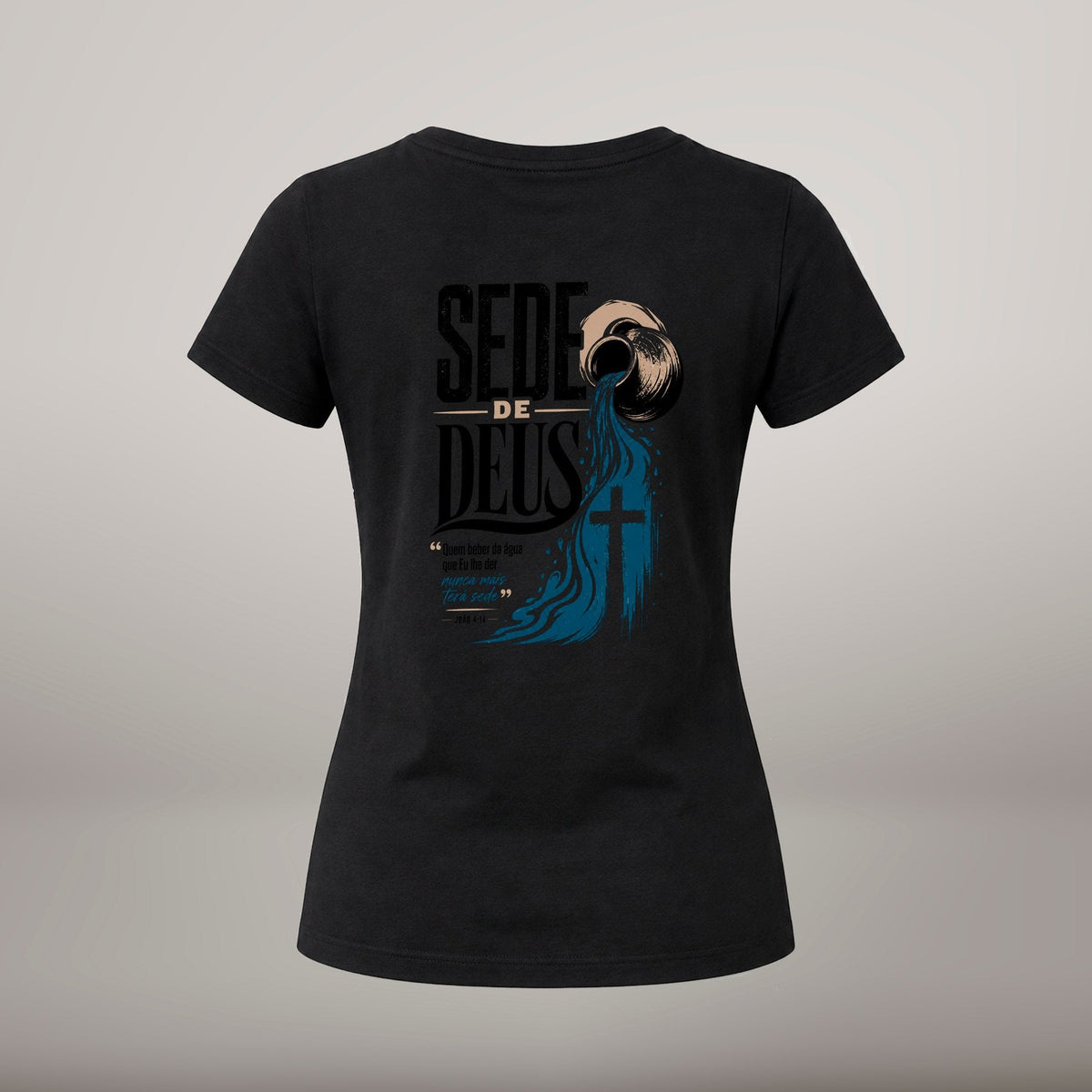 Sede de Deus – T-shirt de Manga Curta | Caminho Collection | Sheepfy - Sheepfy