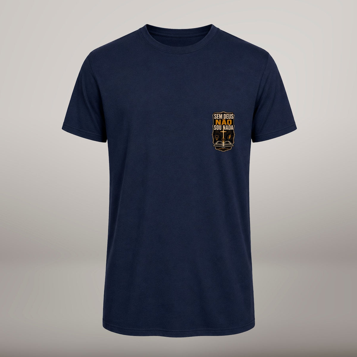 Sem Deus Não Sou Nada – T-shirt de Manga Curta | Caminho Collection | Sheepfy - Sheepfy