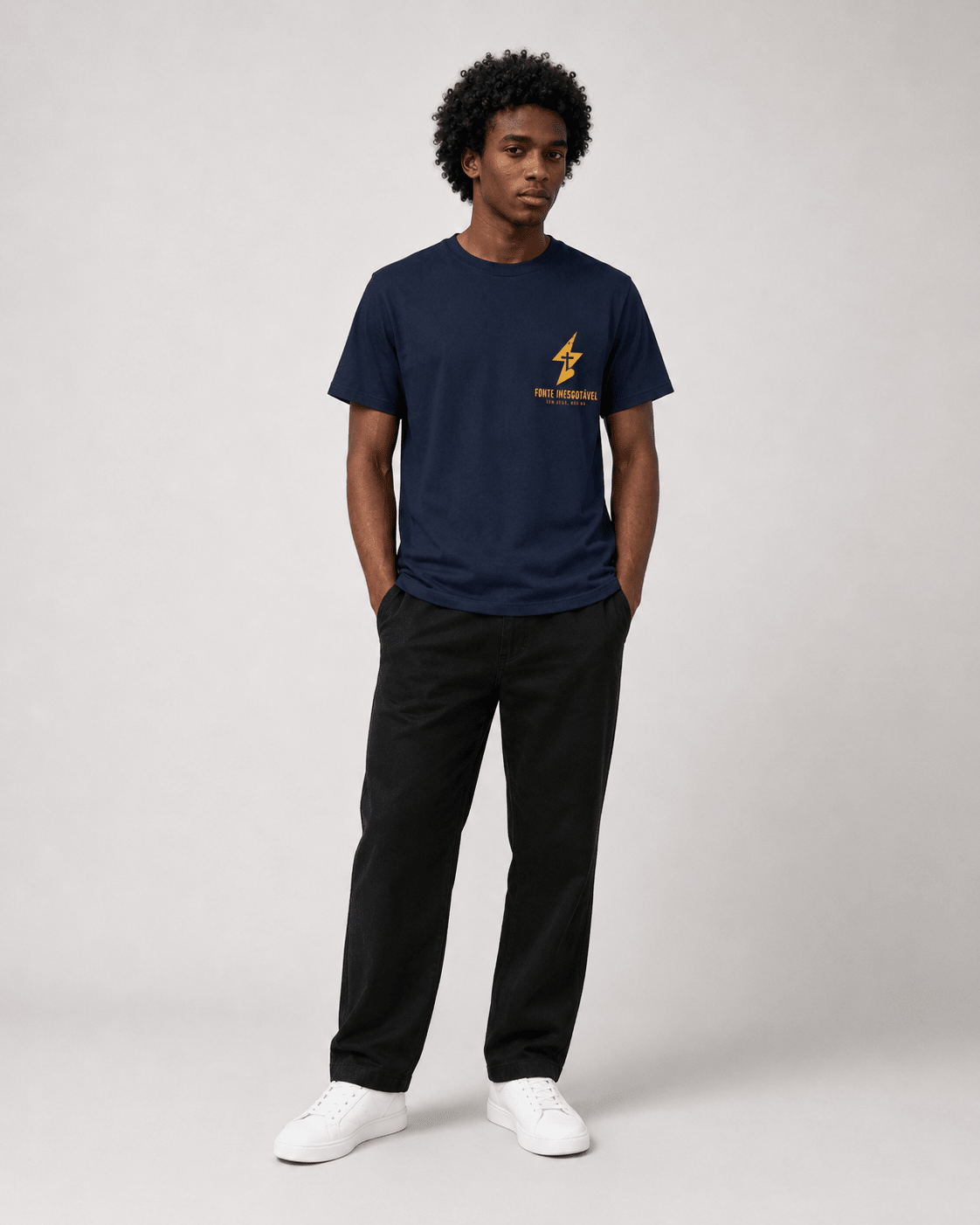 Sem Deus Não Sou Nada – T-shirt cristã de homem