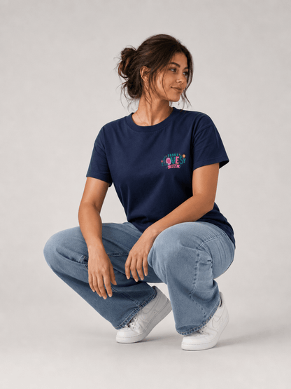 T-shirt Cristã Mulher – Jesus Loves You, Never Forget It - Sheepfy