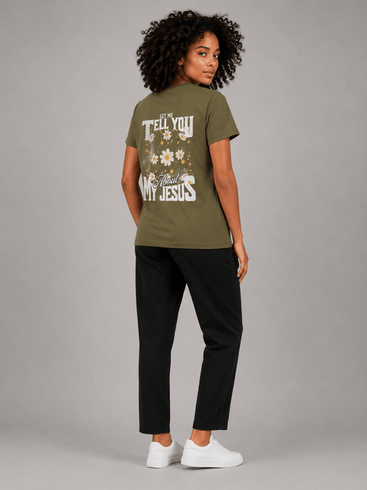 T-shirt Cristã Mulher – This Is My Jesus - Sheepfy