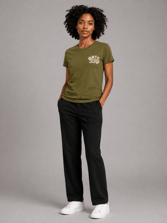 T-shirt Cristã Mulher – This Is My Jesus - Sheepfy