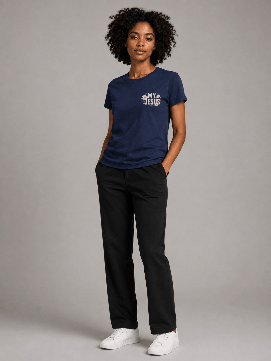 T-shirt Cristã Mulher – This Is My Jesus - Sheepfy