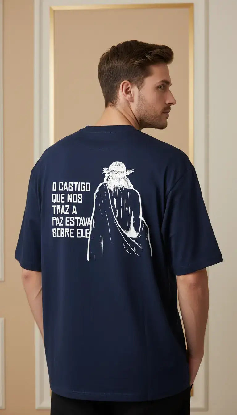 T-shirt de Manga Curta Castigo | Sheepfy Oversized - Sheepfy