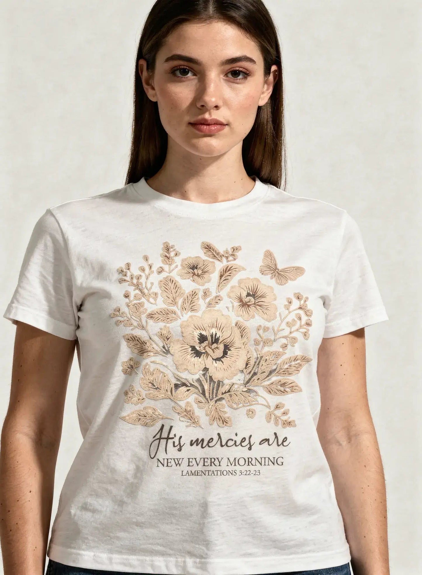 T-shirt de Manga Curta Flowers | Epistle Edition | Sheepfy - Sheepfy