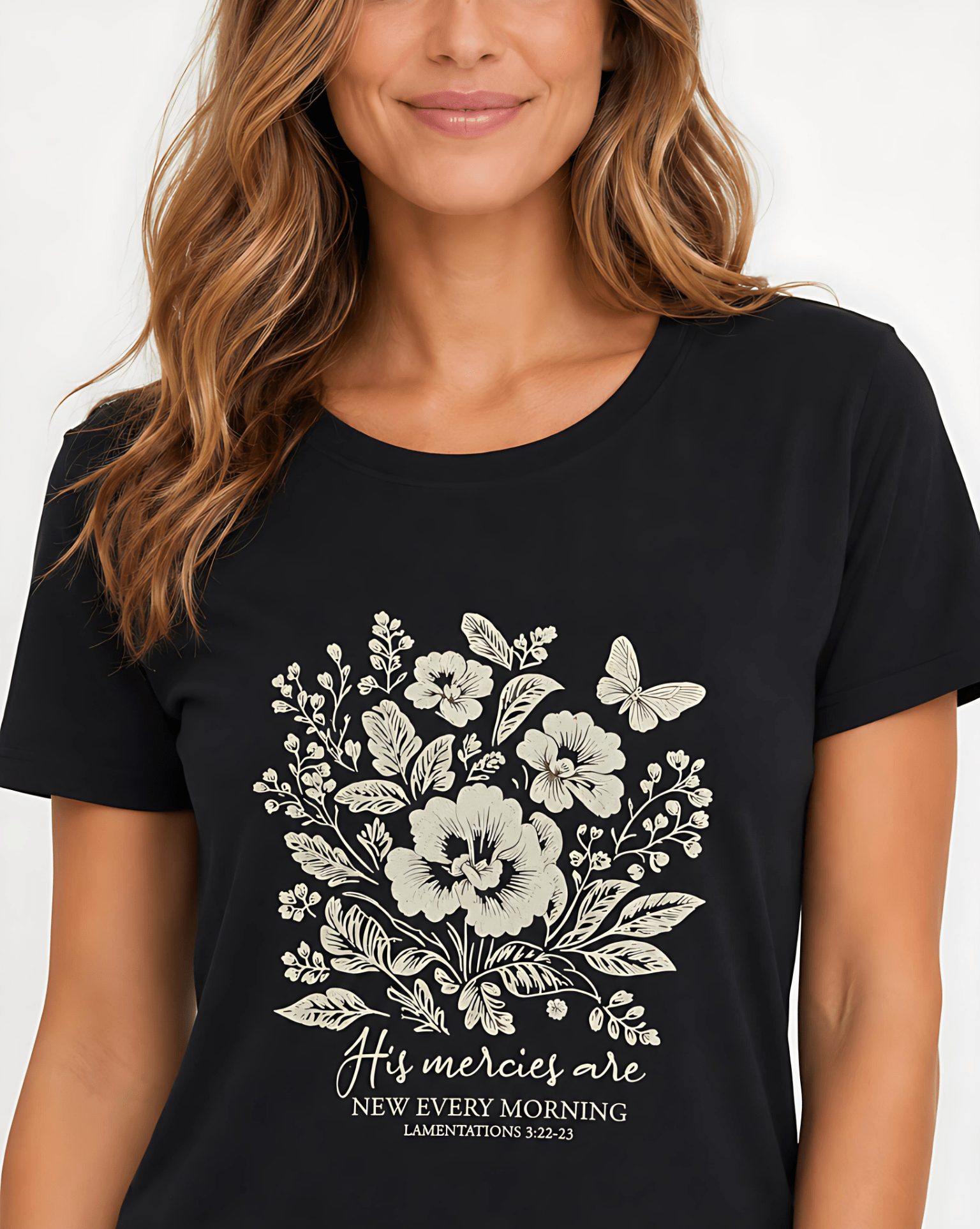 T-shirt de Manga Curta Flowers | Epistle Edition | Sheepfy - Sheepfy