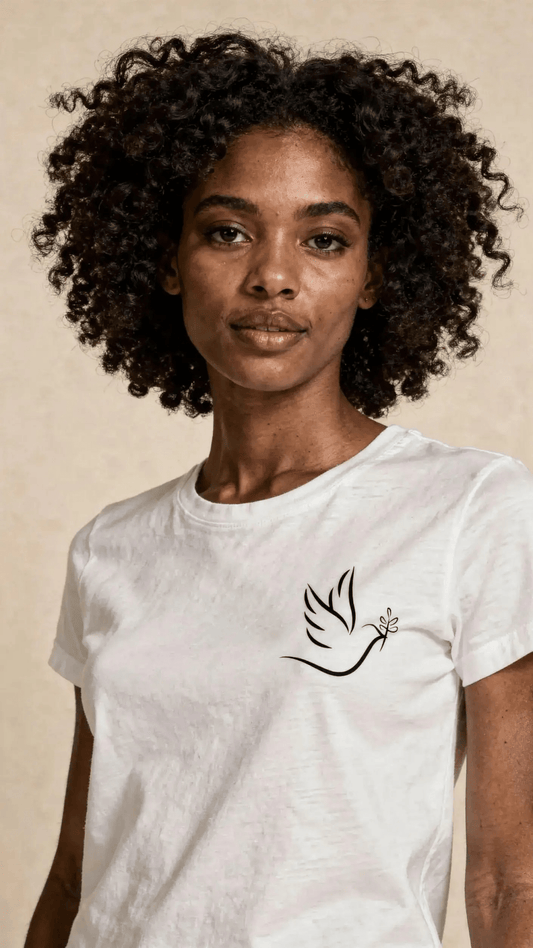 T-shirt de Manga Curta Holy Spirit Essentials | Sheepfy - Sheepfy