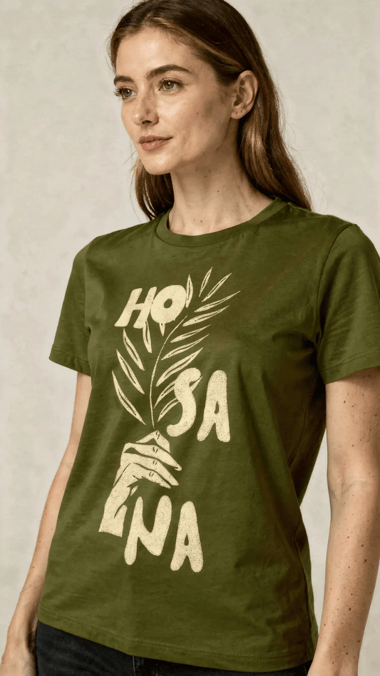 T-shirt de Manga Curta Hosana | Epistle Edition | Sheepfy - Sheepfy