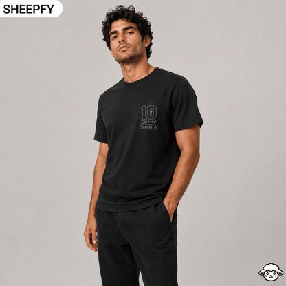 T-shirt de manga curta - Jesus é meu camisa 10 - World Cup Collection - Sheepfy