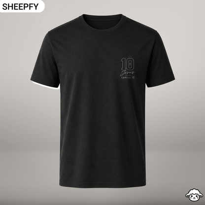 T-shirt de manga curta - Jesus é meu camisa 10 - World Cup Collection - Sheepfy