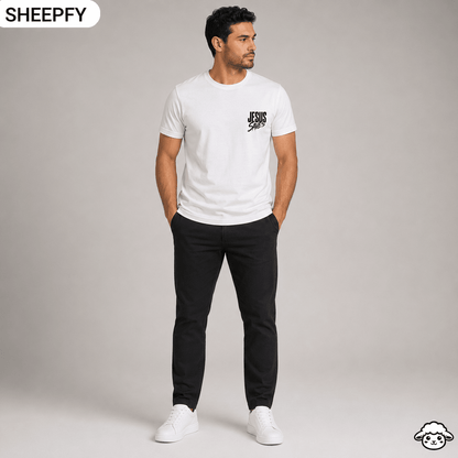 T-shirt de manga curta - Jesus Saves - World Cup Collection - Sheepfy