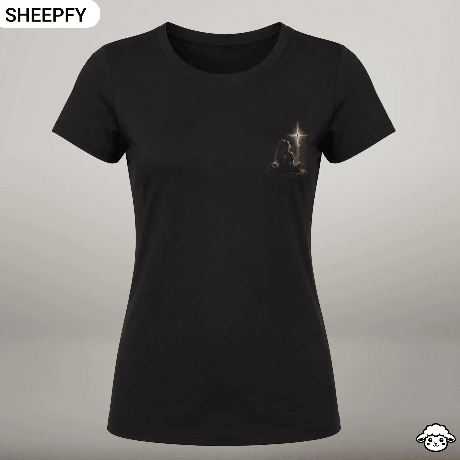 T-shirt de manga curta - Meu lugar não é o mundo - World Cup Collection - Sheepfy