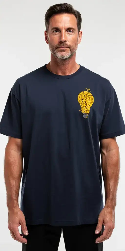 T-shirt de manga curta Que Haja Luz - T-shirt | Sheepfy - Sheepfy