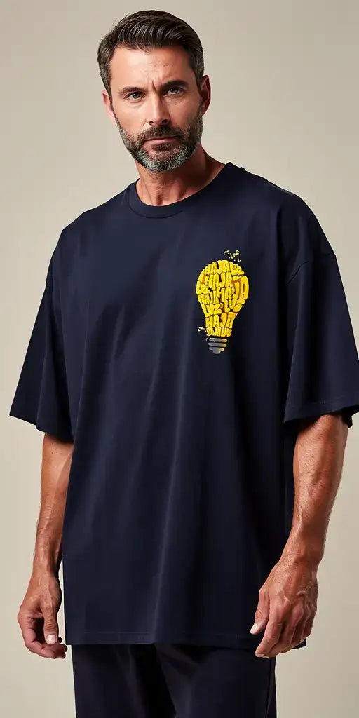 T-shirt de manga curta Que Haja Luz - T-shirt | Sheepfy - Sheepfy