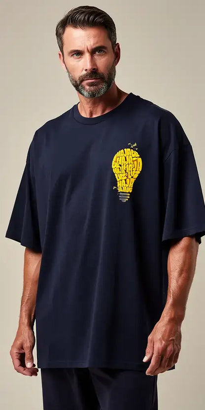 T-shirt de manga curta Que Haja Luz - T-shirt | Sheepfy - Sheepfy