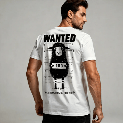 T-shirt de Manga Curta Wanted | Epistle Edition | Sheepfy - Sheepfy