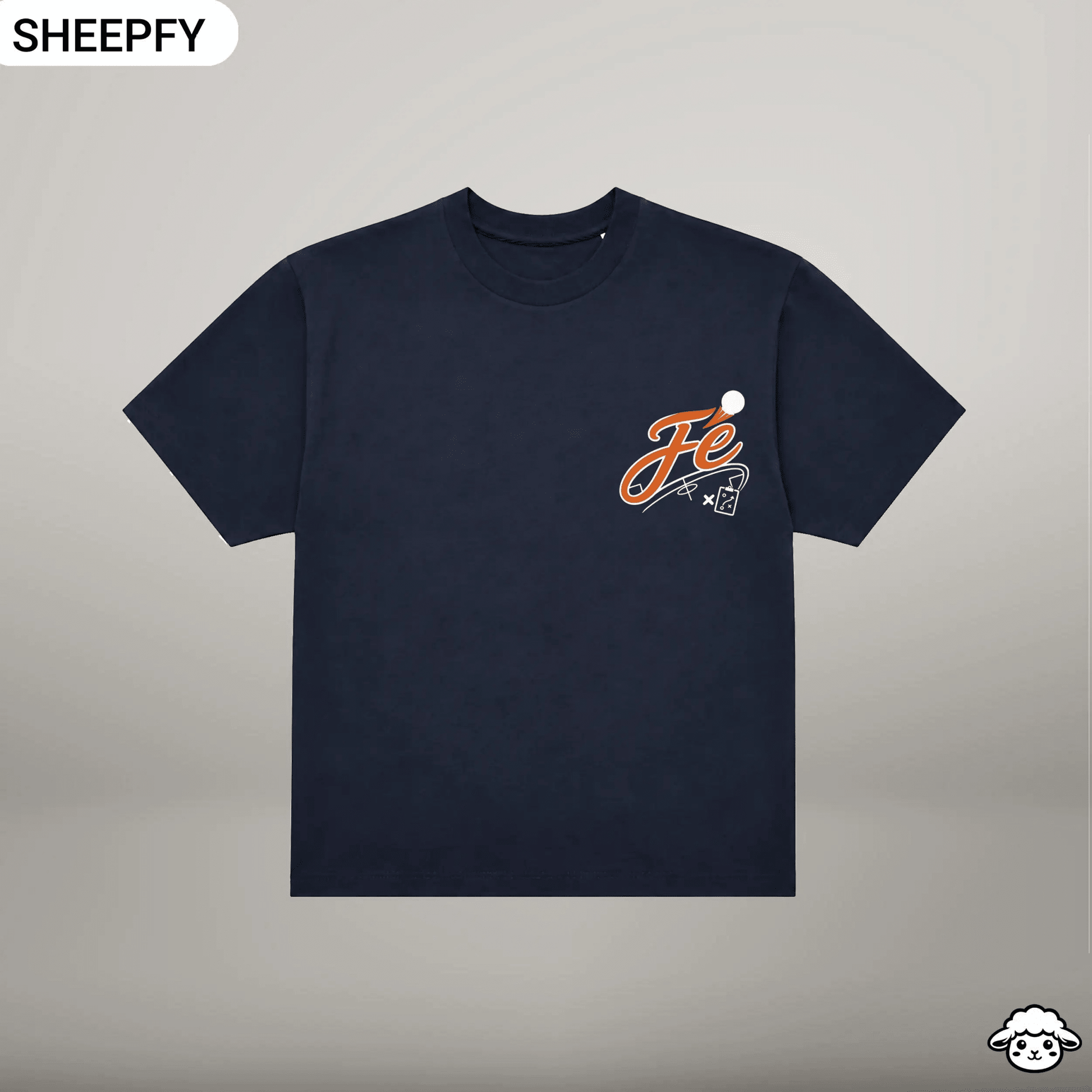 T-shirt oversized de manga curta - Tática da Fé - World Cup Collection - Sheepfy