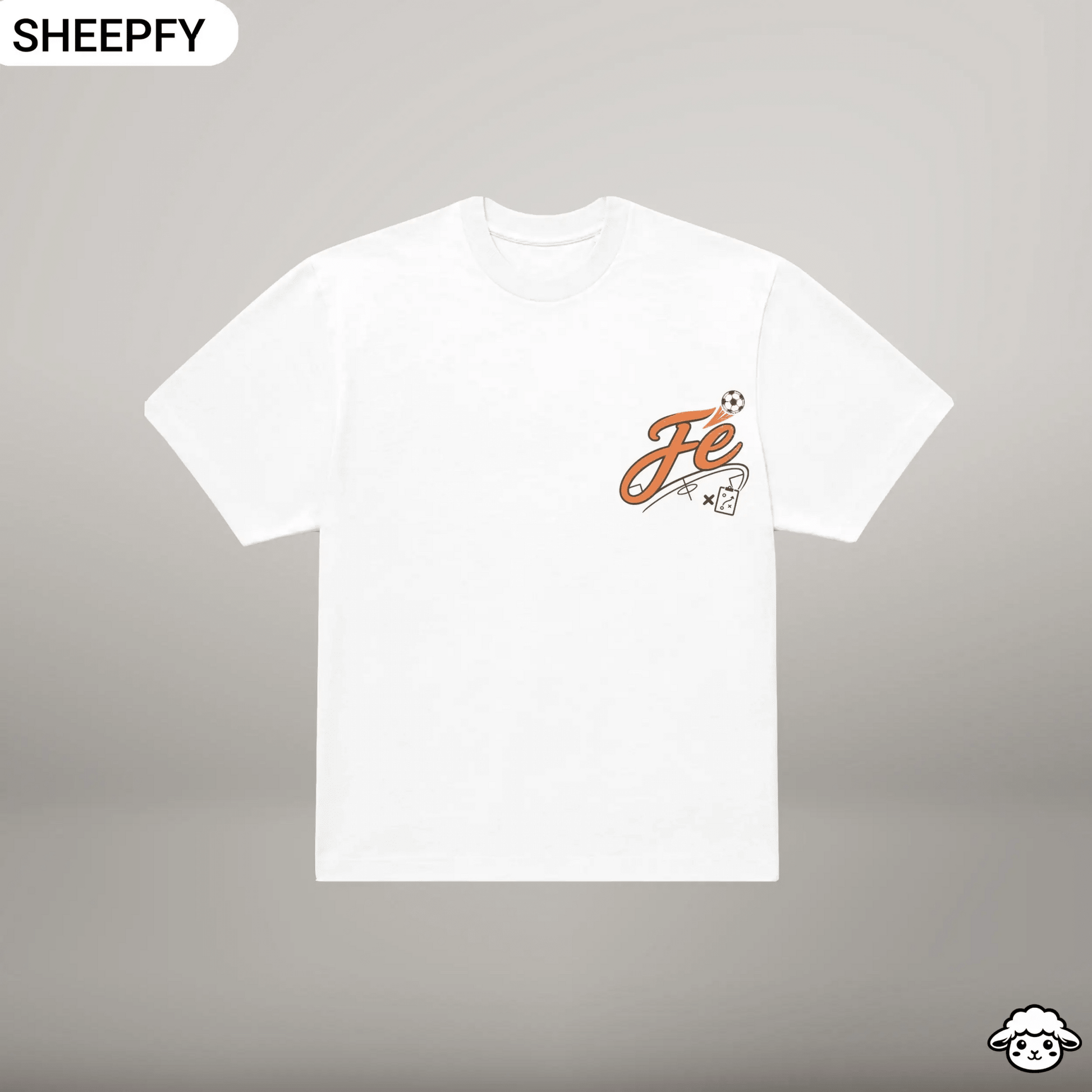 T-shirt oversized de manga curta - Tática da Fé - World Cup Collection - Sheepfy