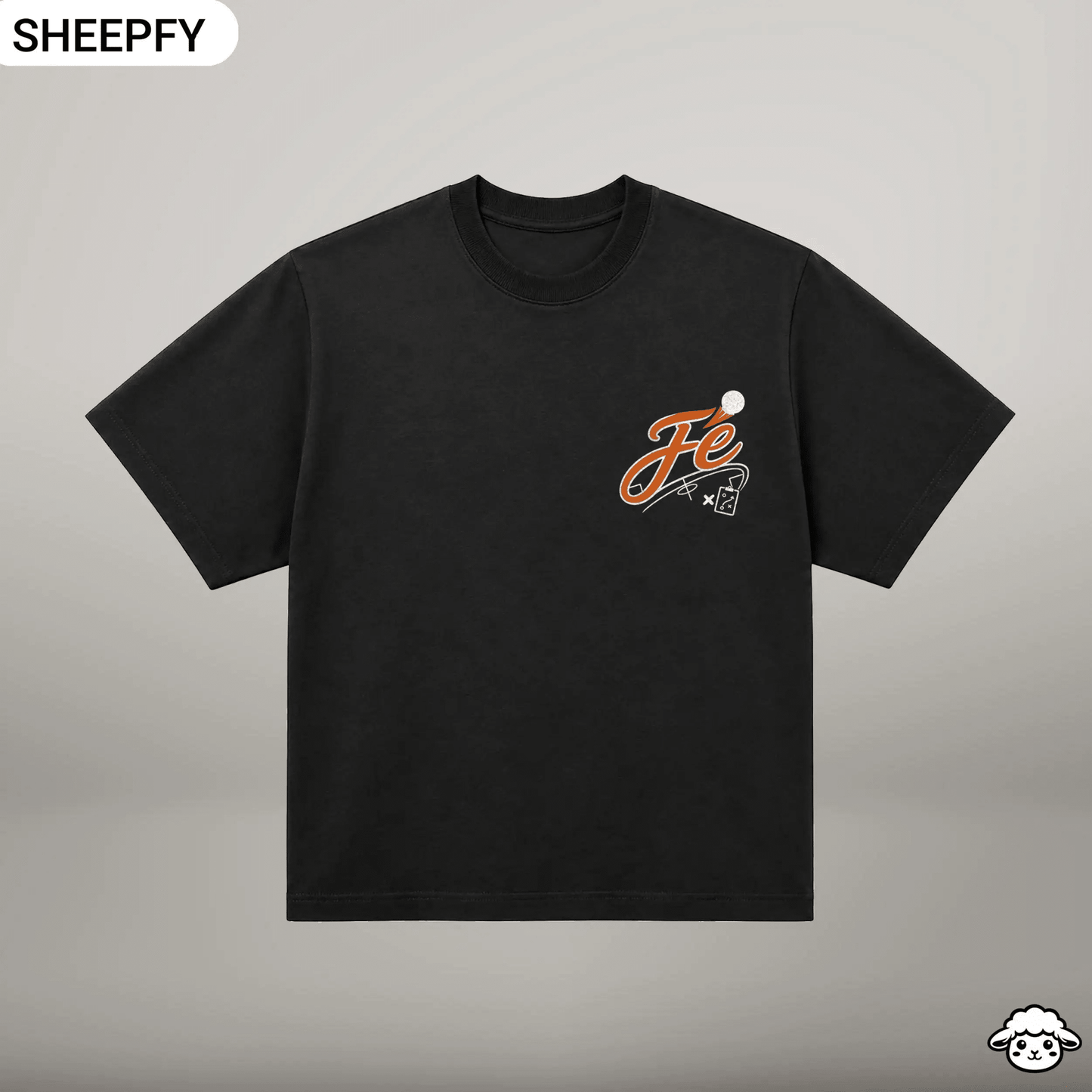 T-shirt oversized de manga curta - Tática da Fé - World Cup Collection - Sheepfy