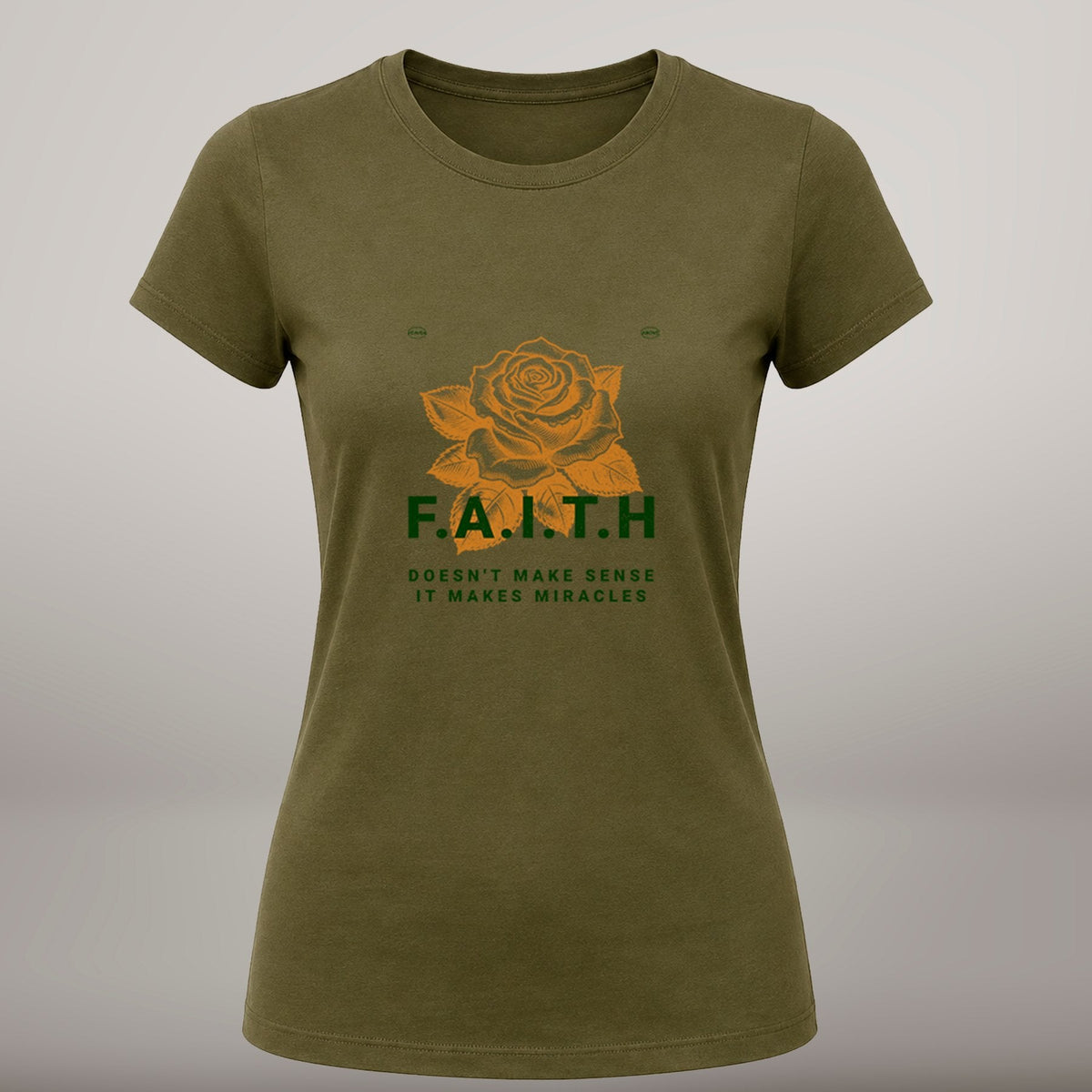 Take It Easy, Have Faith – T-shirt de Manga Curta | Caminho Collection | Sheepfy - Sheepfy