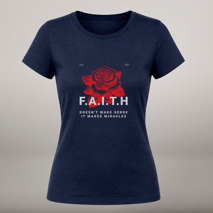 Take It Easy, Have Faith – T-shirt de Manga Curta | Caminho Collection | Sheepfy - Sheepfy