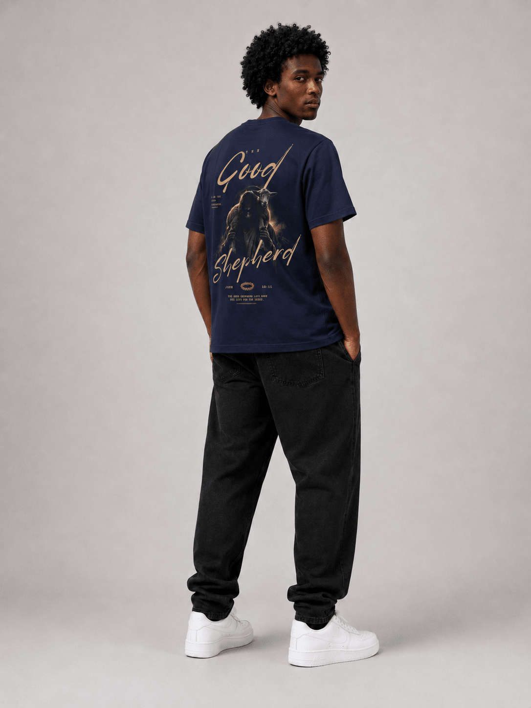 The Good Shepherd – T-shirt cristã de homem – foto 4
