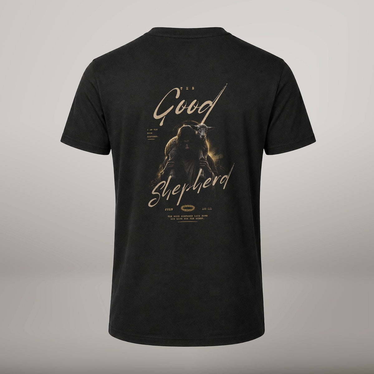 The Good Shepherd – T-shirt de Manga Curta | Caminho Collection | Sheepfy - Sheepfy
