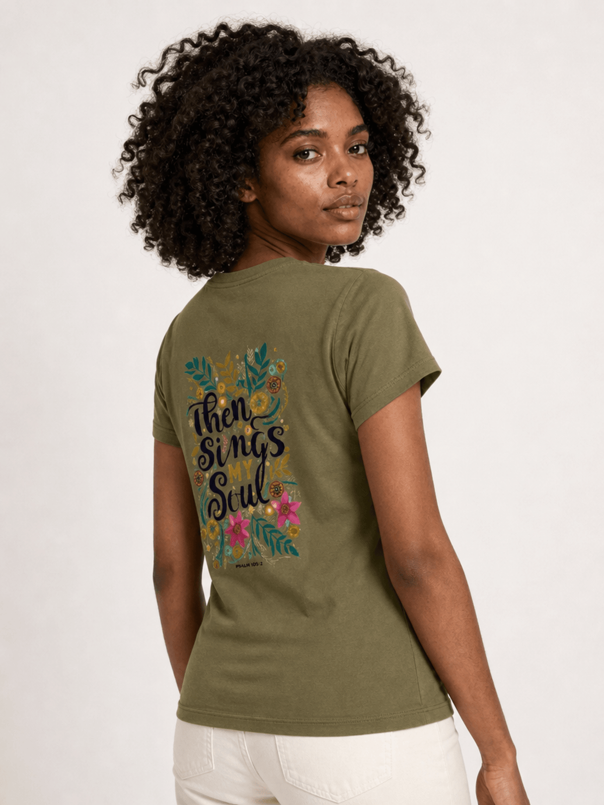 Then Sings My Soul – T-shirt cristã de mulher – foto 4
