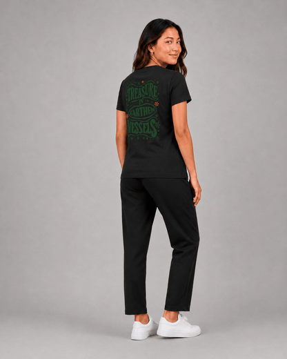 Treasure in Earthen Vessels – T-shirt cristã de mulher – foto 4