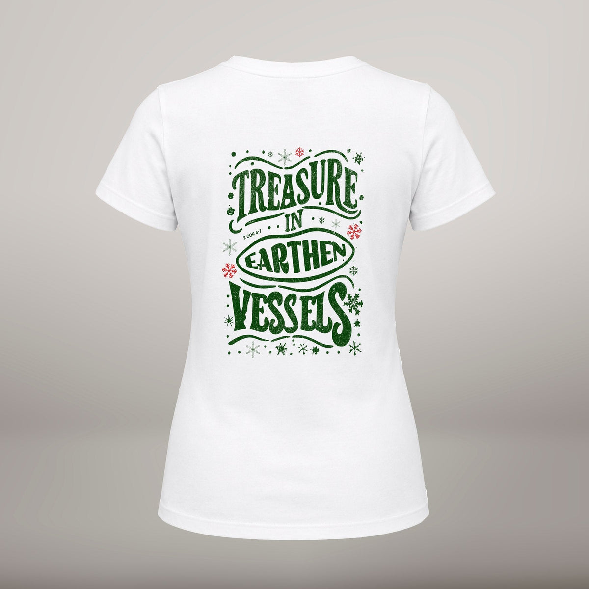 Treasure in Earthen Vessels – T-shirt de Manga Curta | Caminho Collection | Sheepfy - Sheepfy