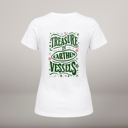Treasure in Earthen Vessels – T-shirt de Manga Curta | Caminho Collection | Sheepfy - Sheepfy