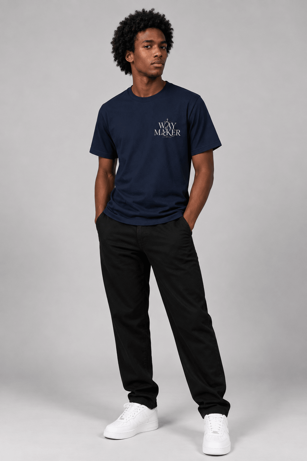 Way Maker – T-shirt cristã de homem – foto 3