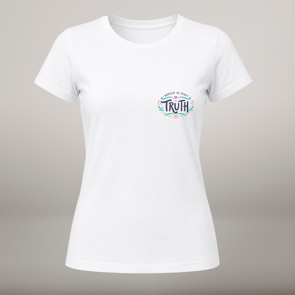 Worship in Spirit and Truth – T-shirt de Manga Curta | Caminho Collection | Sheepfy - Sheepfy