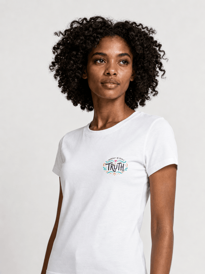 Worship in Spirit and Truth – T-shirt cristã de mulher – foto 3