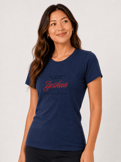 Yeshua – T-shirt cristã de mulher – foto 3