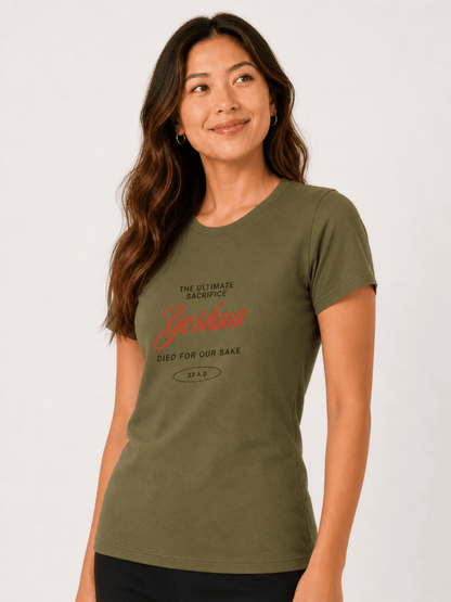 Yeshua – T-shirt cristã de mulher