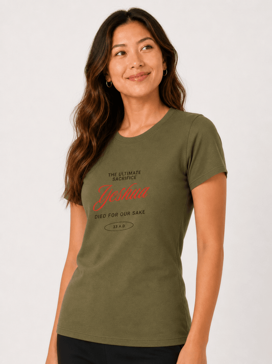 Yeshua – T-shirt cristã de mulher