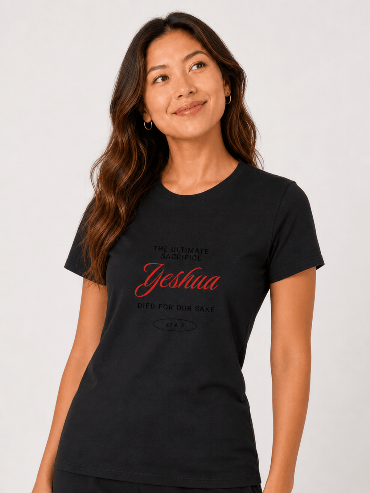 Yeshua – T-shirt cristã de mulher – foto 4